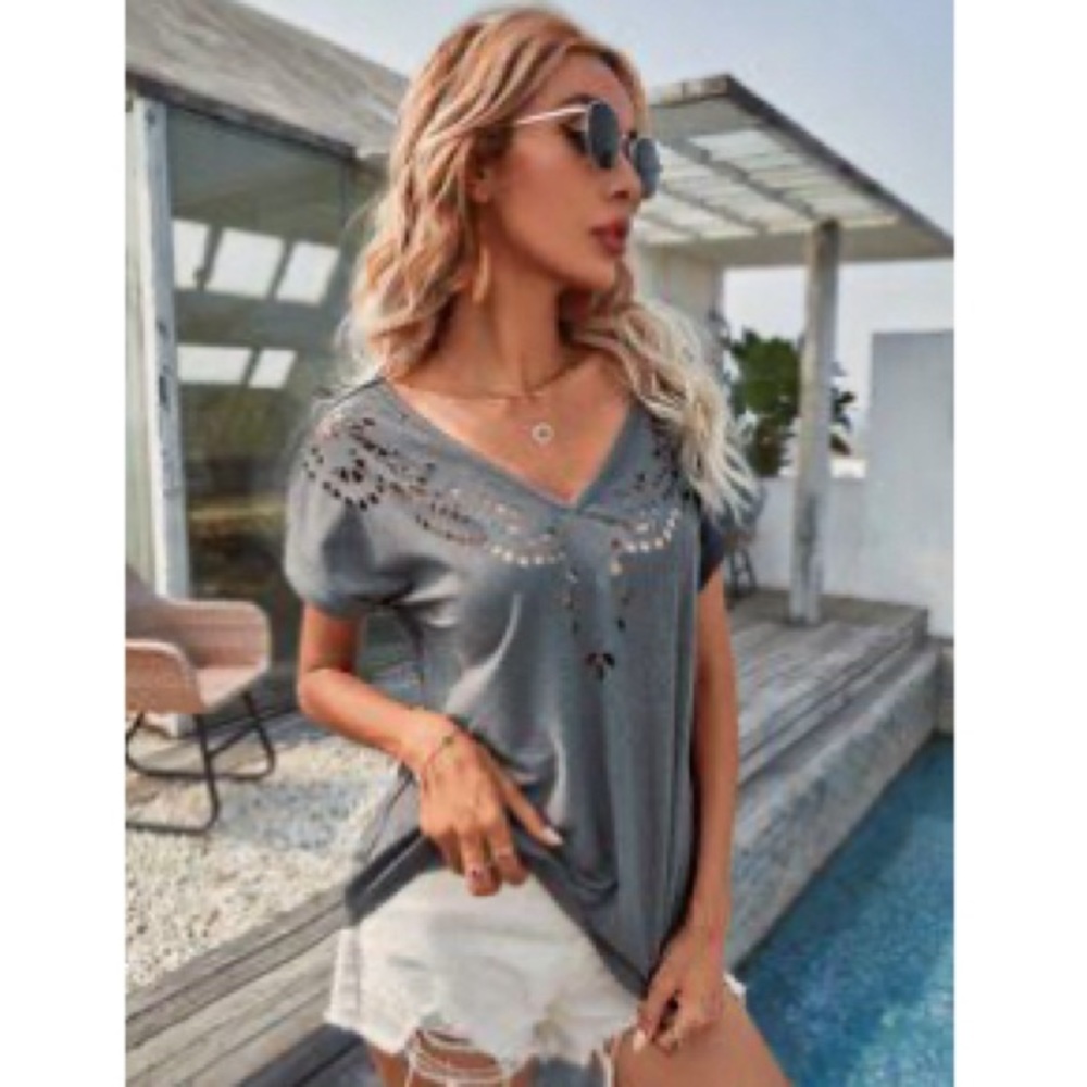 Hollow Out with Criss Cross Back